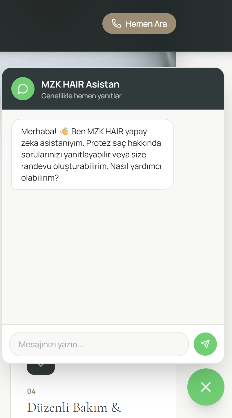 Protez Saç Salonları İçin Özel Yazılım | Dijital Roket - görsel 2