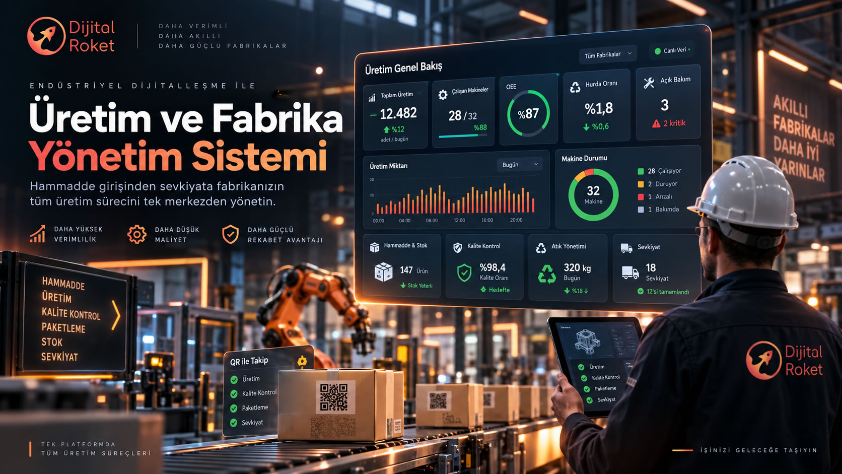 Üretim ve Fabrika Yönetim Sistemi