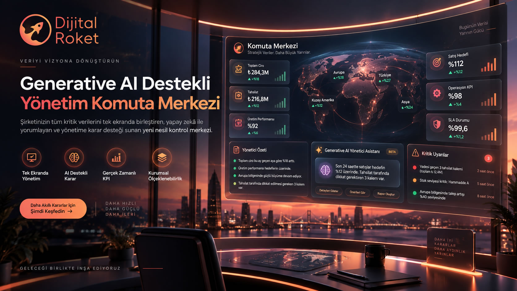 Generative AI Destekli Yönetim Komuta Merkezi